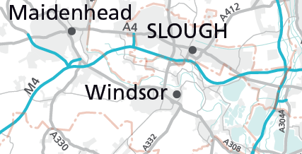 Map of UK detail 2