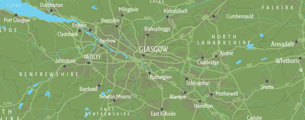 Map of UK detail 4
