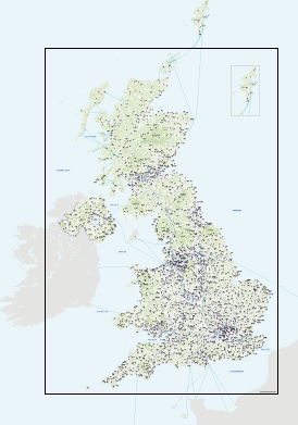 UK detailed map artboard