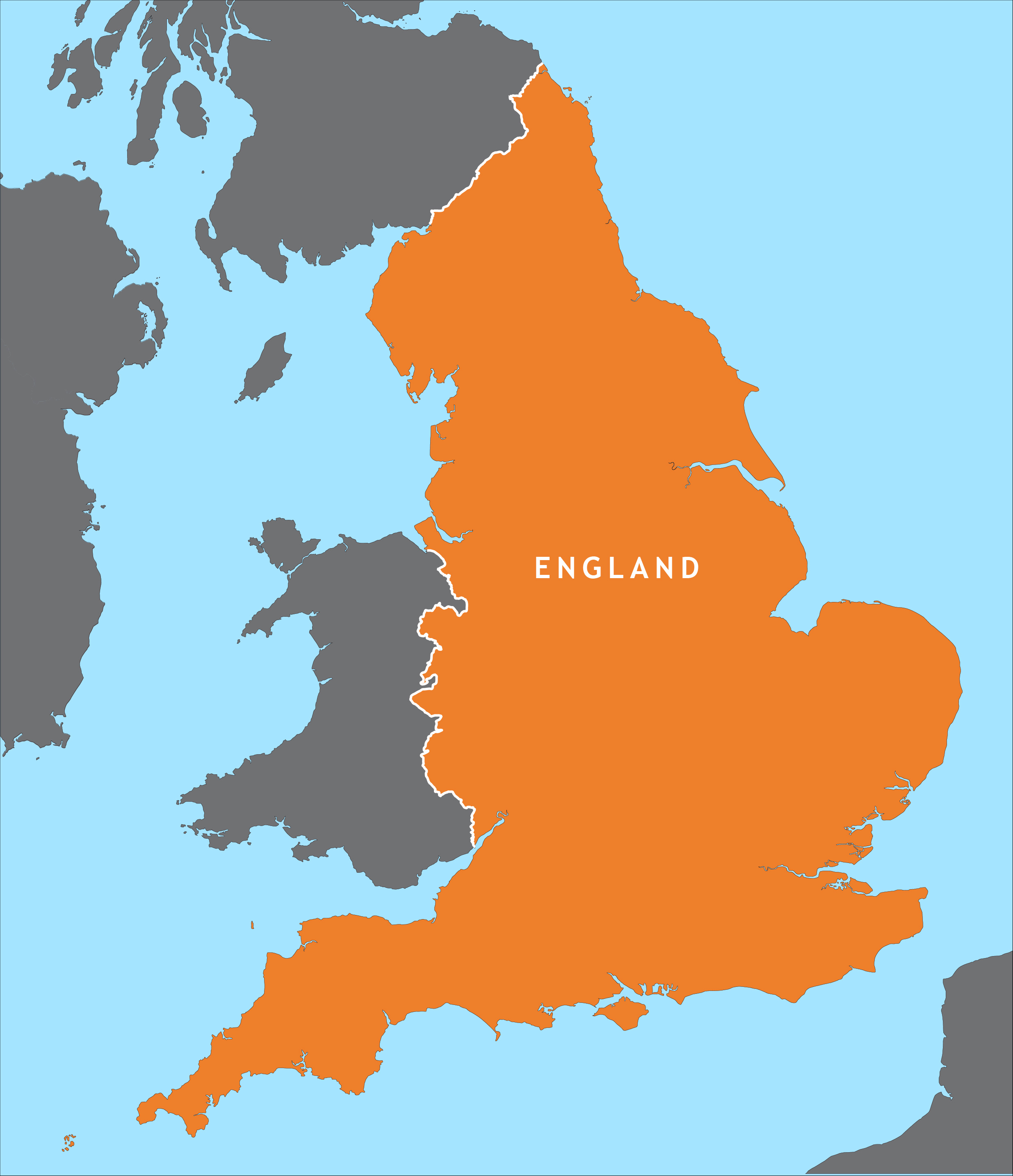 Resultado de imagen de England  map