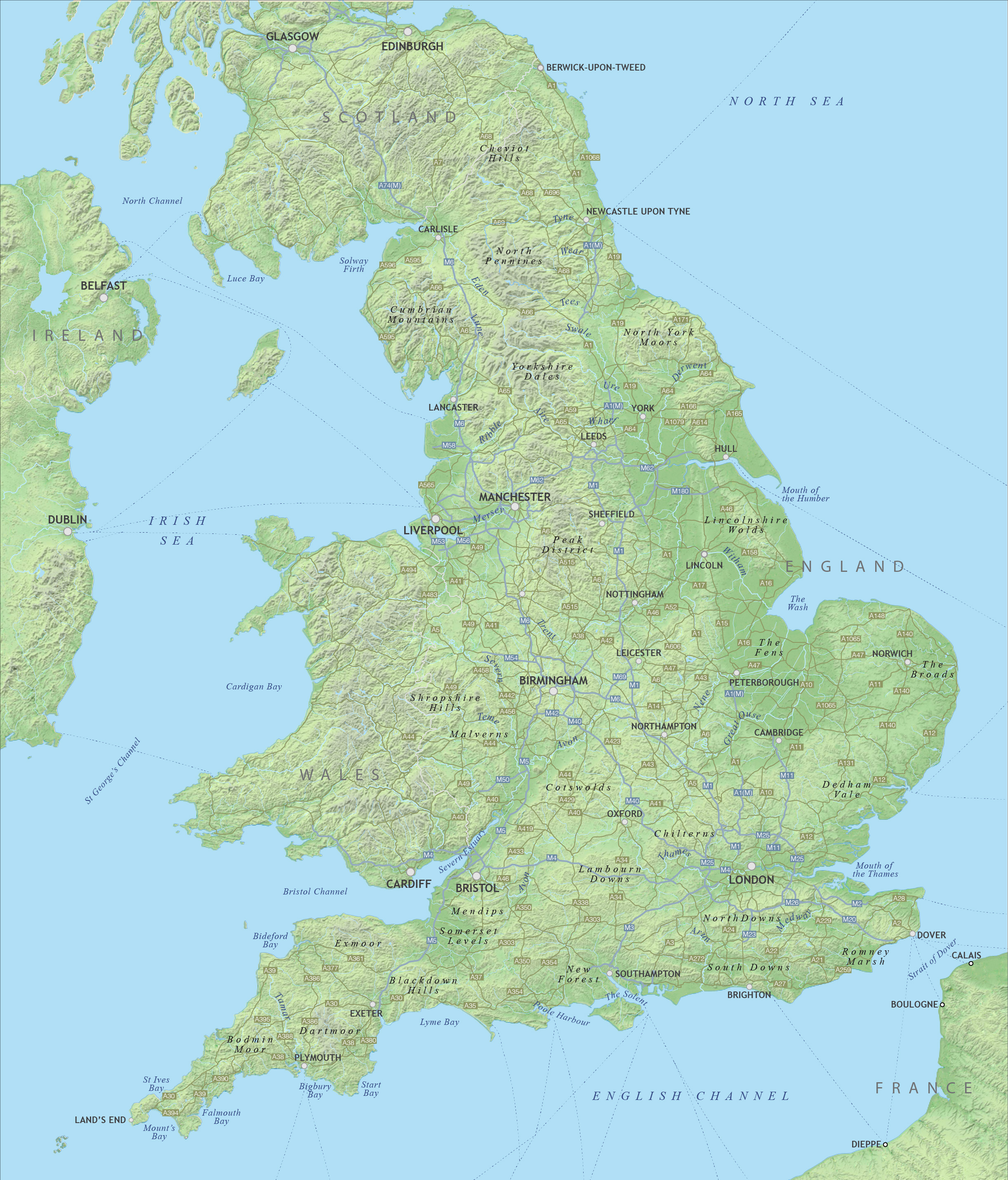 England Map Printable England Map Printable