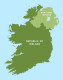 Ireland outline map preview