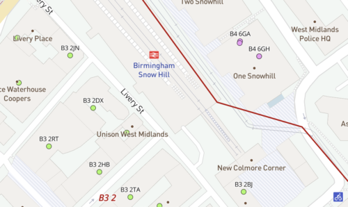 B dynamic postcodes detail