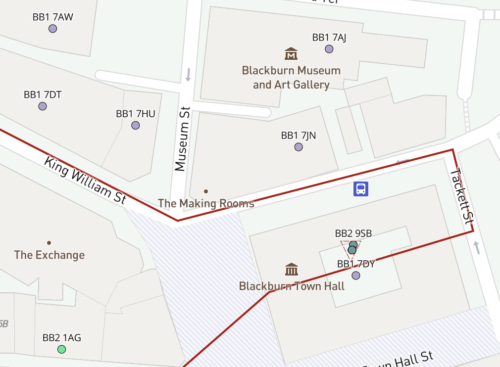 BB dynamic postcodes detail