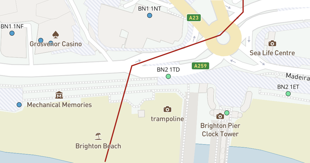 BN dynamic postcodes detail