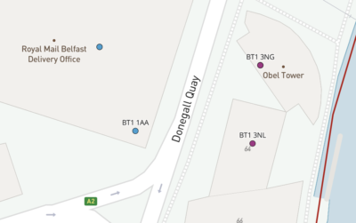 Map of BT postcode districts – Belfast – Maproom