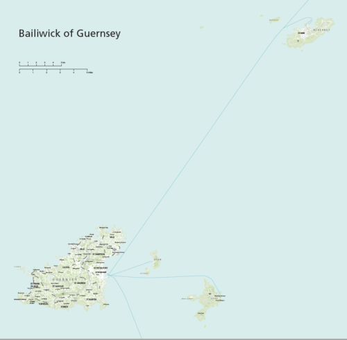 Bailiwick of Guernsey map preview