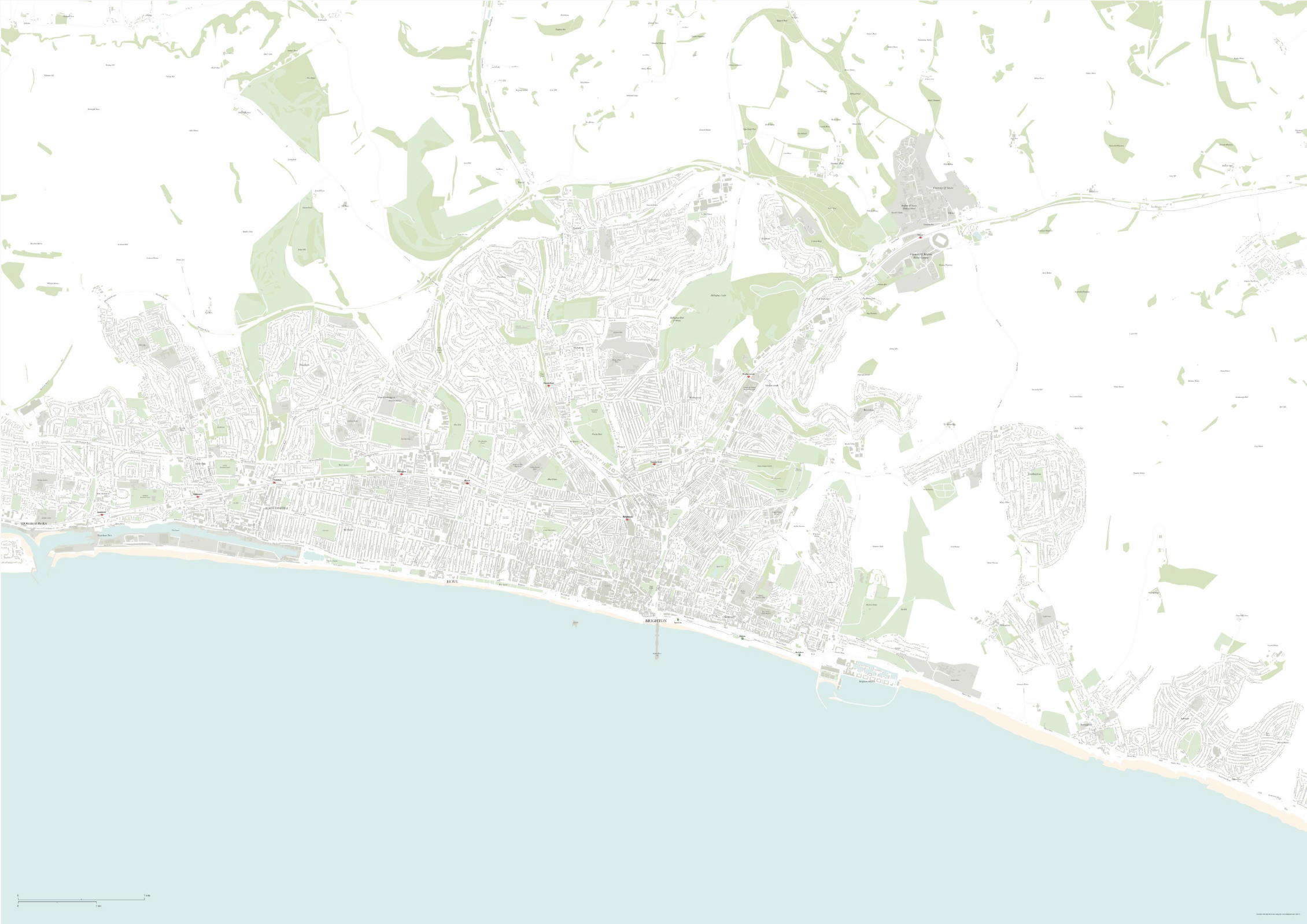 Brighton map