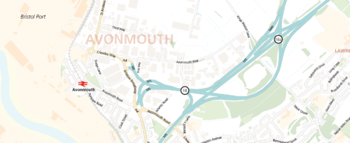 Bristol and Environs map v2 zoomed area preview