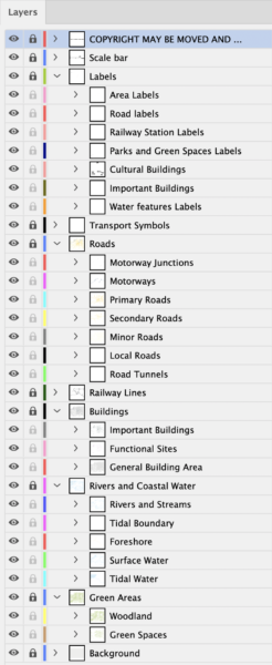 Bristol map layers preview