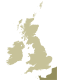 British Isles map with detailed outline preview