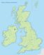 British and Irish Rivers Map preview preview