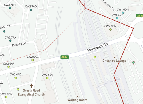 CW dynamic postcodes detail