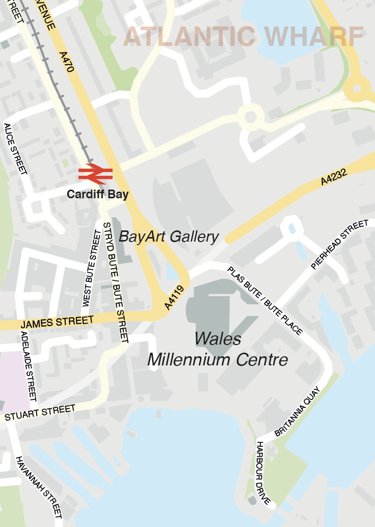 Cardiff Bay map example