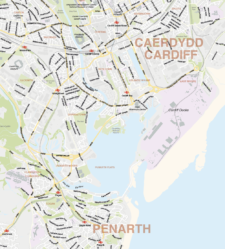 Cardiff maps preview