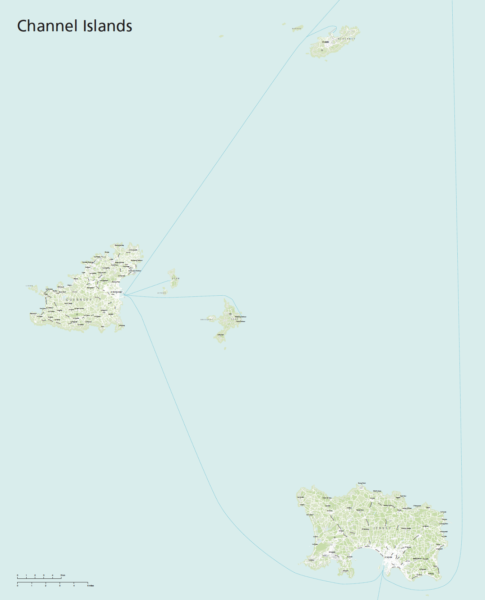 Channel Islands map preview