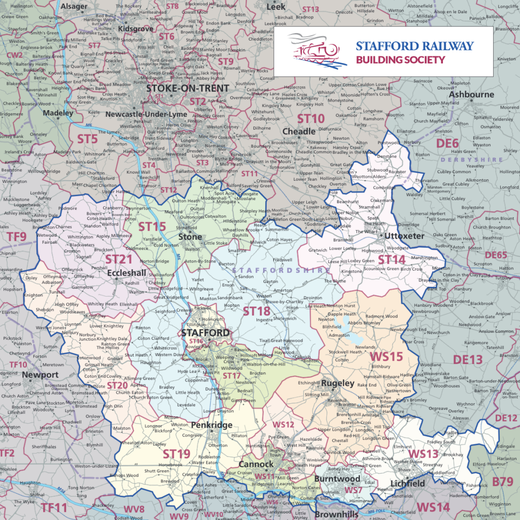 Client postcodes and branding colours