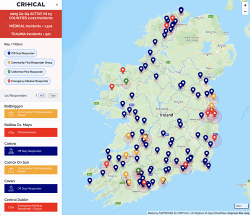 Critical charity map preview