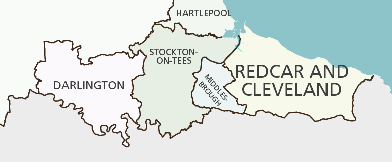 Detail from Local Authorities basic map