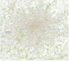 Maps of London - royalty free editable vector maps - Maproom