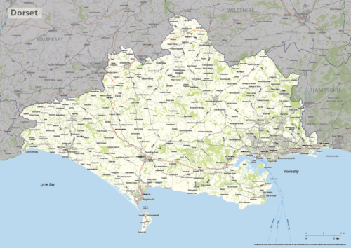 Dorset county map preview