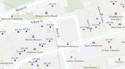 EH dynamic postcodes detail