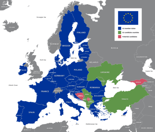 EU map after Brexit - Maproom