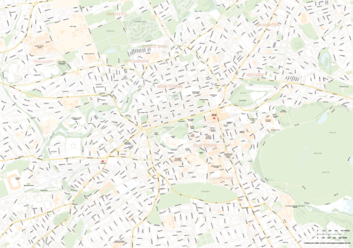 Edinburgh City Centre Map v2 full area preview