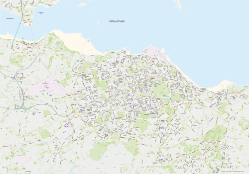 Edinburgh and Environs Map v1 full area preview