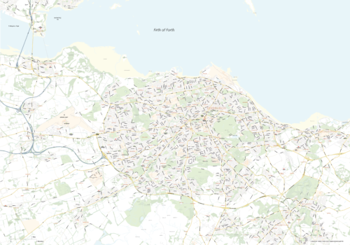 Edinburgh and Environs Map v2 full area preview