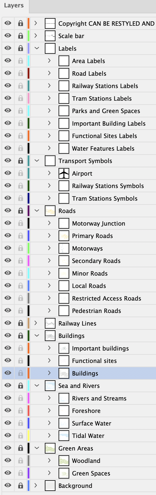 Vector layers