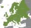 Europe map geographical extent preview