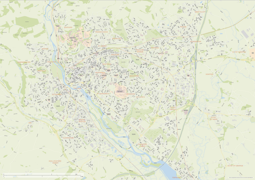 Exeter city map