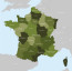 France regional map vector preview