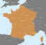 Vector map of France preview