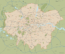 Vector map of Greater London districts preview
