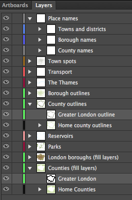 Vector layers
