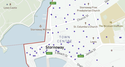 Map of HS postcode districts – Outer Hebrides – Maproom