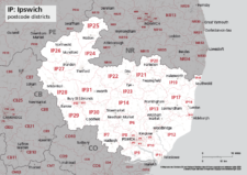 IP postcode districts map preview