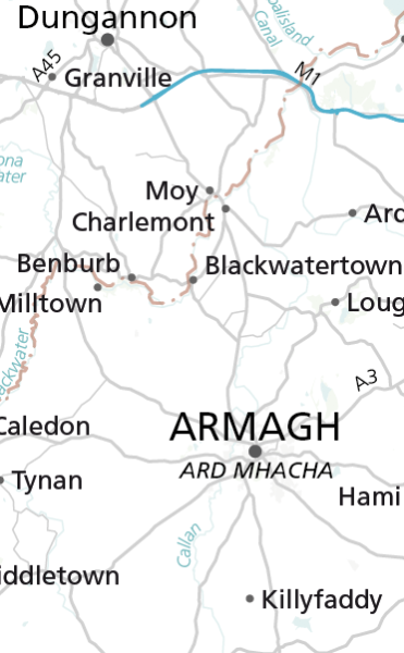 Ireland map v2 Armagh example