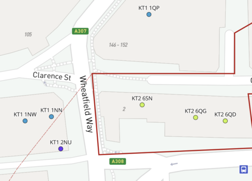 KT dynamic postcodes detail
