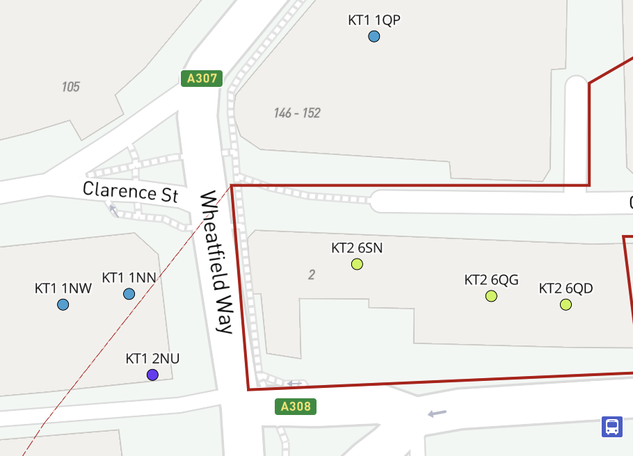 KT dynamic postcodes detail