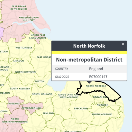 Local Authorities map preview