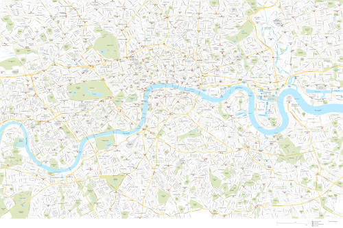 Best map of London