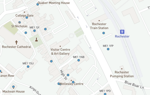 ME dynamic postcodes detail