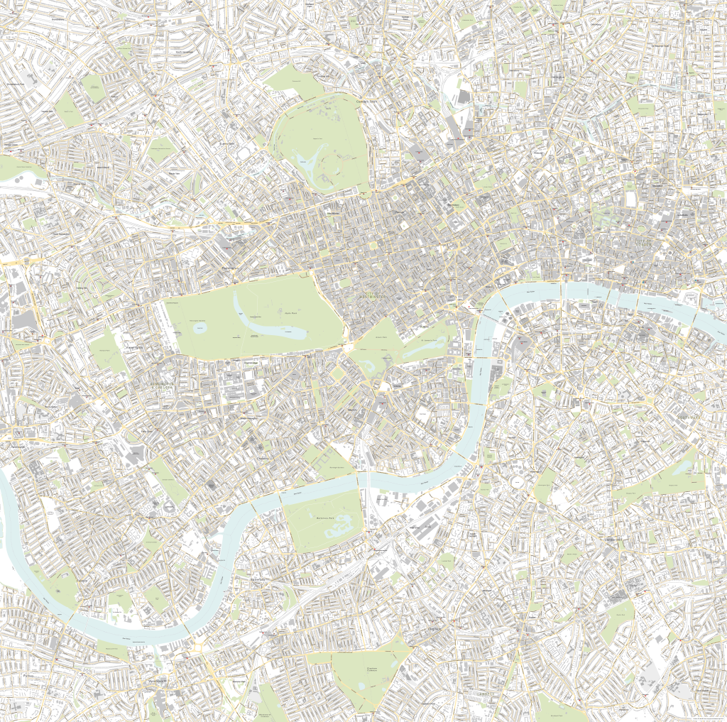 l London Street Map preview 3 – Maproom