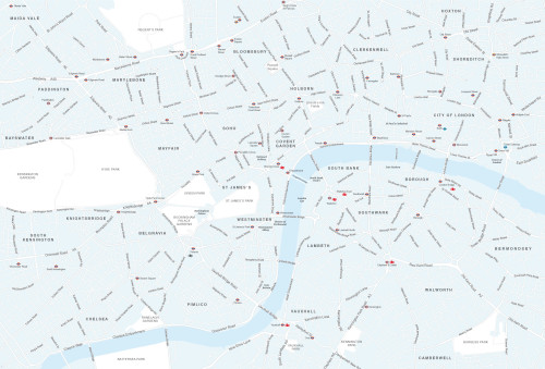 Central London map
