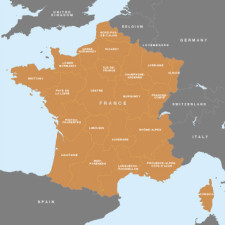 French regions map