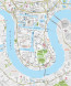 London Docklands map vector preview