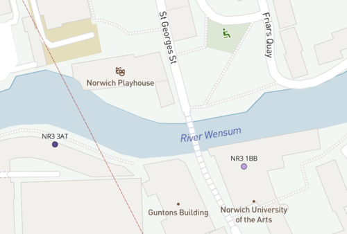 NR dynamic postcodes detail